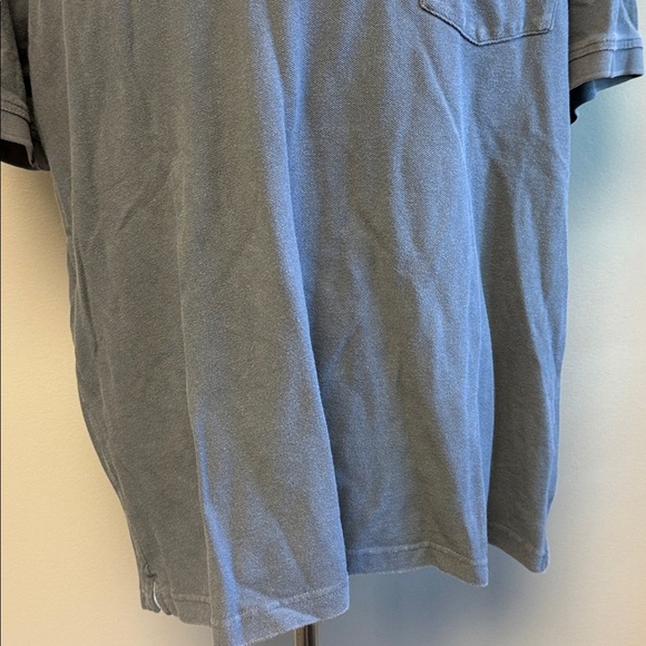 Lands’ End Polo Shirt XL Gray 100% Cotton Short Sleeve Pocket Casual - Picture 3 of 6